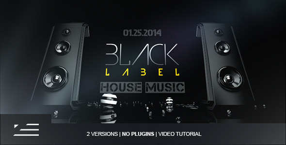 Black Label | Club Event Promo - Download Videohive 6583820